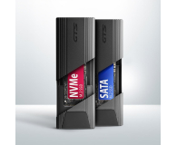Axagon EEM2-GTS2, USB-C 10Gbps - M.2 NVMe & SATA SSD THIN box - 1353425 - zdjęcie 3